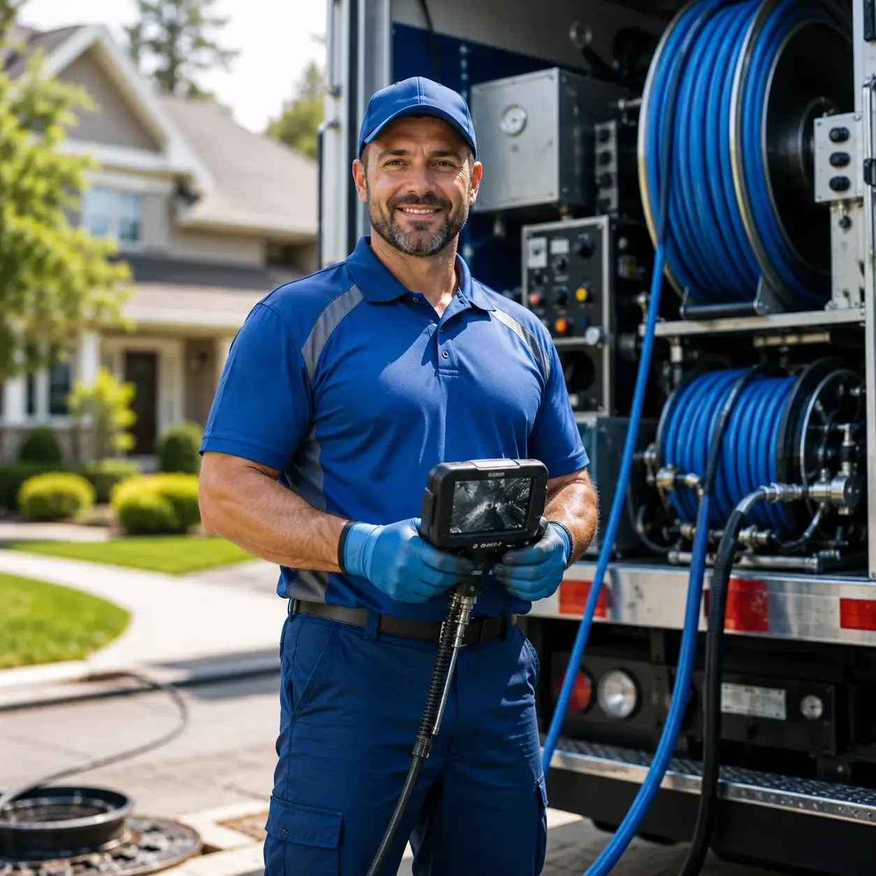 Local outdoor drain cleaning specialists in Leslie, MI